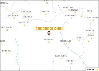 map of Gudguda Laham