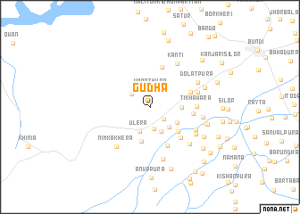 map of Gūdha