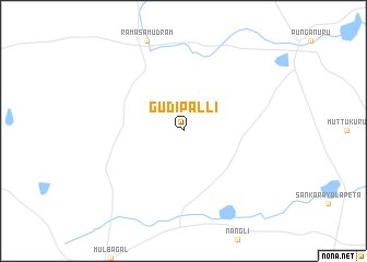 map of Gudipalli