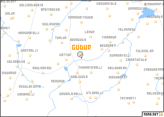 map of Gūdūr