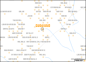 map of Guduudo