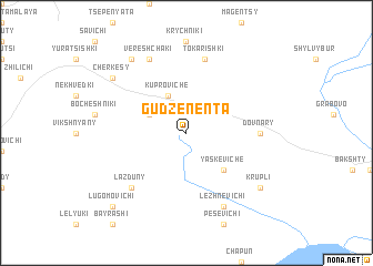 map of Gudzenenta