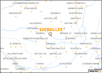 map of Guebwiller