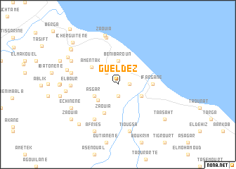 map of Gueldez