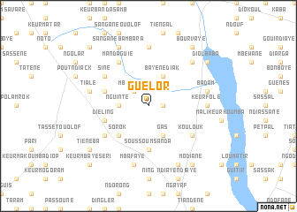 map of Guélor