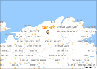 map of Güemes