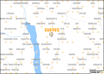 map of Guénes