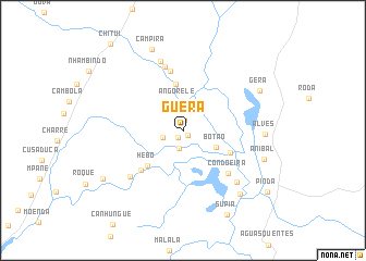 map of Güéra