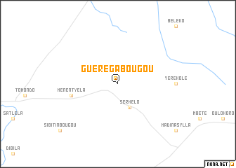 map of Guérégabougou
