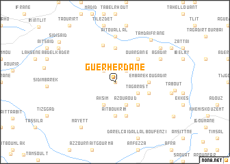 map of Guerherdane