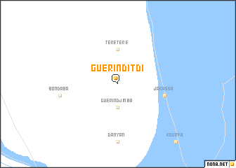 map of Guérin Ditdi