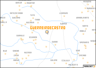 map of Guerreiro e Castro