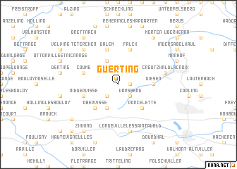 map of Guerting