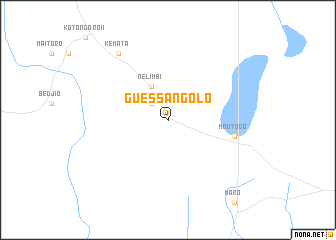 map of Guessangolo