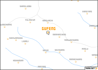 map of Gufeng