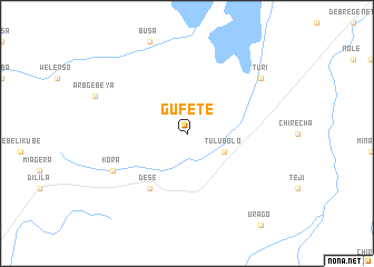 map of Gufete