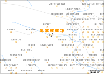 map of Guggenbach