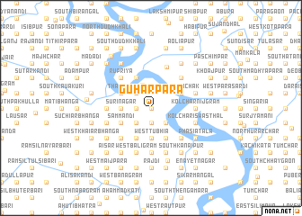 map of Guharpāra