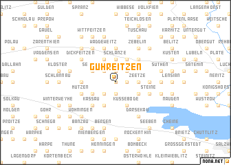 map of Guhreitzen