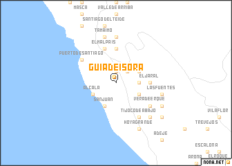 map of Guía de Isora