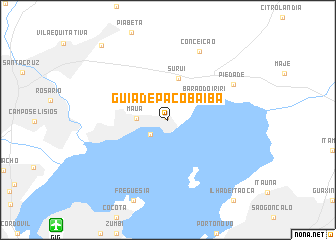 map of Guia de Pacobaíba