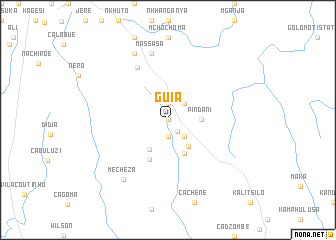 map of Gúia