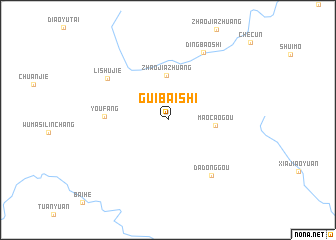 map of Guibaishi