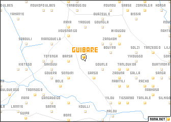 map of Guibaré