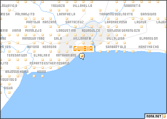 map of Guibia