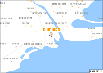 map of Guichiro