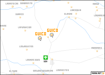 map of Güico