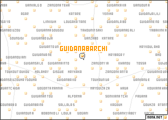 map of Guidan Abarchi