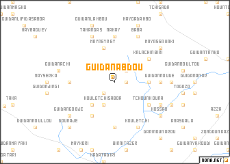 map of Guidan Abdou