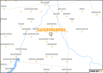map of Guidan Adamou