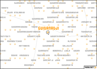 map of Guidan Adji