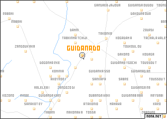 map of Guidan Ado