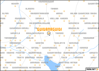 map of Guidan Aguidi