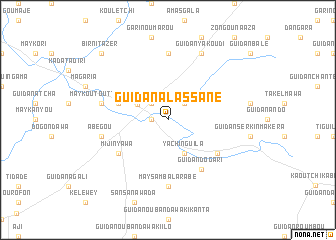 map of Guidan Alassane
