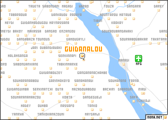 map of Guidan Alou