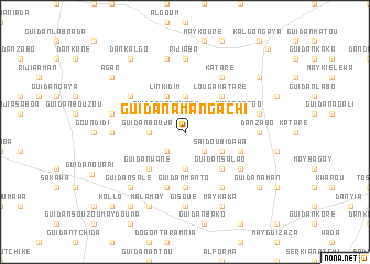 map of Guidan Aman Gachi