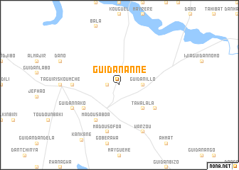map of Guidan Anné