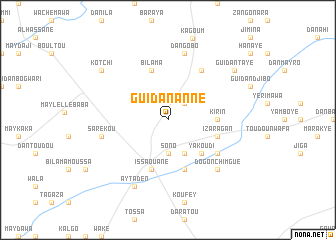 map of Guidan Anné