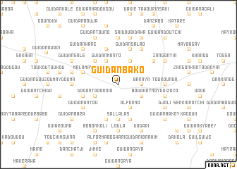 map of Guidan Bako