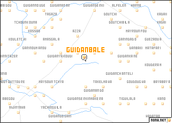 map of Guidan Balé