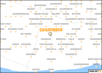 map of Guidan Bara