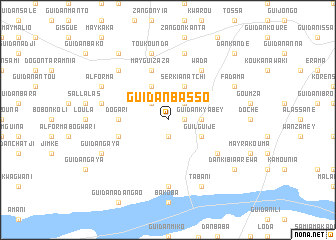 map of Guidan Basso