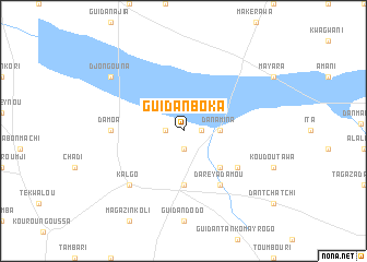 map of Guidan Boka