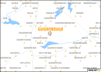 map of Guidan Bouda