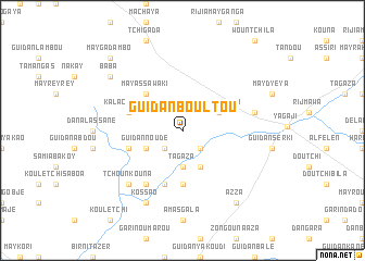 map of Guidan Boultou