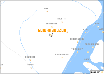 map of Guidan Bouzou